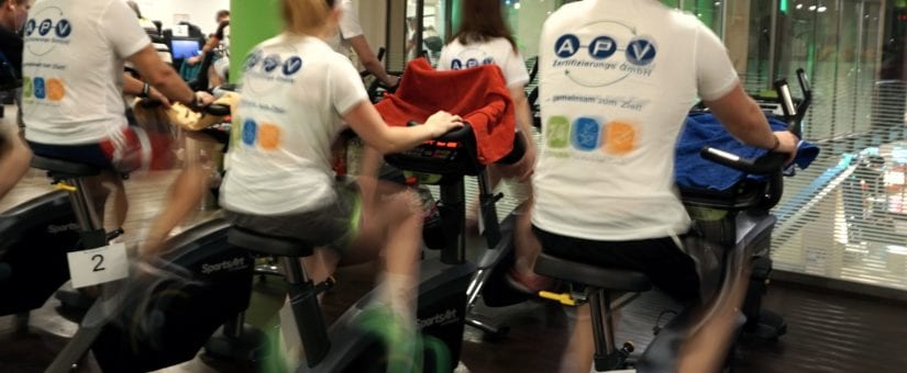 Strampeln 24h strampeln – TN in Aktion | APV-Zertifizierungs GmbH
